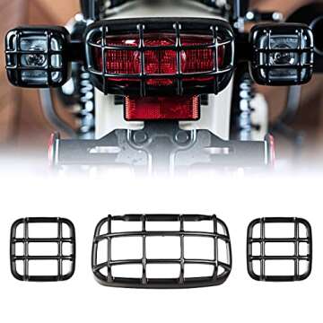 Motorcycle Black Headlight Taillight Turn Signal Cover For Honda CT125 Trail 125 Hunter Cub 2020-2023