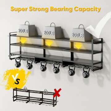 POKIPO 4 Tier Heavy Duty Tool Organizer for Workshop