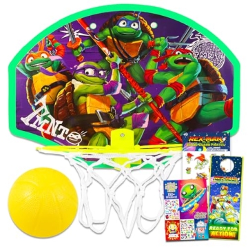 TMNT Basketball Hoop Bundle for Indoor Fun and Creativity