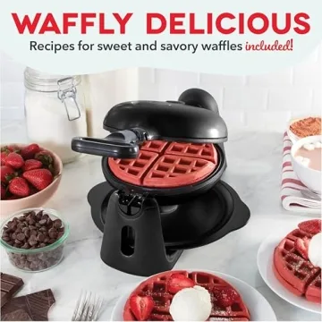 DASH Flip Belgian Waffle Maker - Quick, Nonstick & Fun