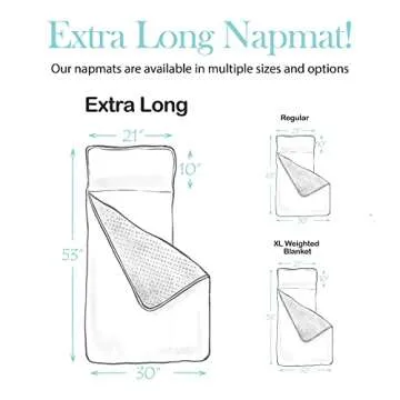 JumpOff Jo - Extra Long Toddler Nap Mat for Preschool, Daycare and Kindergarten - Sleeping Bag for Kids with Removable Pillow and Ultra Soft Blanket - Floral, Daisy Bug