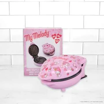 Uncanny Brands Hello Kitty My Melody Mini Waffle Maker - Cook With Your Favorite Bunny Character