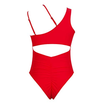 QINSEN Stylish Cutout One Piece Swimsuit for Summer