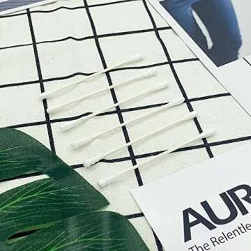 Baby Cotton Swabs, Paper Sticks Cotton Buds for Baby Ear Nose Clean-200Pcs(Spiral & Round)