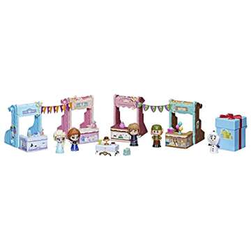 Disney Frozen 2 Twirlabouts Surprise Celebration Playset, 5 Dolls, 4 Convertible Sleds, 12 Accessori...