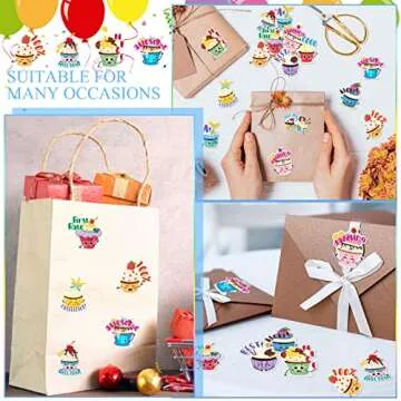 Jetec 300 Pcs Scratch and Sniff Sticker for Kids Valentines Smelly Scented Motivational Stickers Dessert Reward Stickers Teacher Incentive Positive Sticker for Student Classroom Chart School Supplies