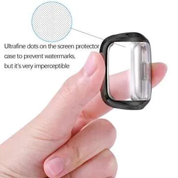 Wepro Protective Case for Fitbit Versa 2 - 3-Pack TPU