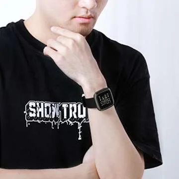 Wepro Protective Case for Fitbit Versa 2 - 3-Pack TPU