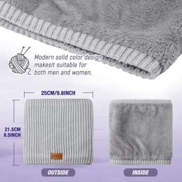 Warm & Stylish KITIBTYG Winter Neck Gaiters for All