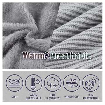 Warm & Stylish KITIBTYG Winter Neck Gaiters for All