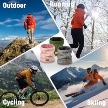 Warm & Stylish KITIBTYG Winter Neck Gaiters for All
