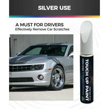 Car Scratch Repair Touch Up Paint Pen in Silver