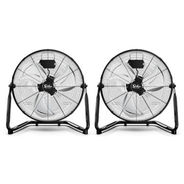 Powerful 20 Inch Heavy Duty Metal Industrial Floor Fan