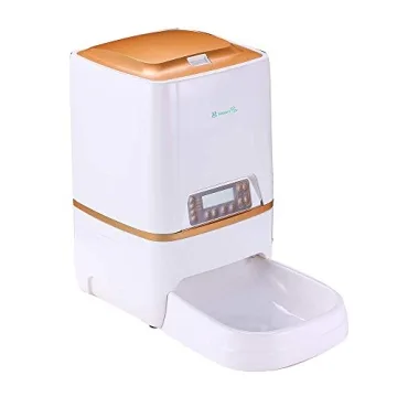 BELOPEZZ 6L Smart Pet Automatic Feeders for Dog and Cat Food Dispenser with Timer Programmable Up to...