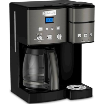 Cuisinart Coffee Maker SS-15BKSP1 - 12 Cup with Single Serve Brewing Options