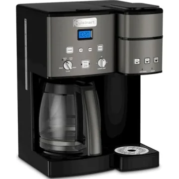 Cuisinart Coffee Maker SS-15BKSP1 - 12 Cup with Single Serve Brewing Options