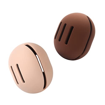FERYES 2 PCS Makeup Sponge Holder – Shatterproof Eco-Friendly Silicone Beauty Make Up Blender Case...