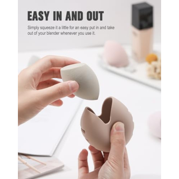 FERYES Eco-Friendly Makeup Sponge Holder for Travel