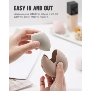 FERYES Eco-Friendly Makeup Sponge Holder for Travel