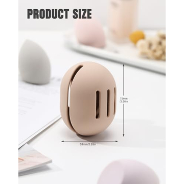 FERYES Eco-Friendly Makeup Sponge Holder for Travel