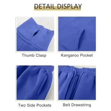 Kissonic Women's Cozy Fleece Jogger Set for Every Occasion