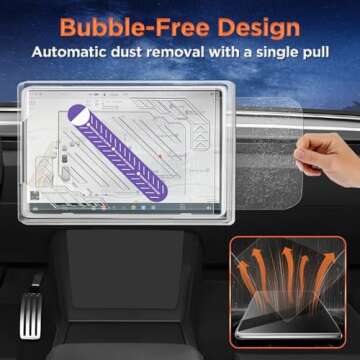 TSLDRV 2025 Screen Protector for Tesla Model 3 & Y