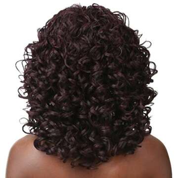 Sensationnel Instant fashion wig - IFW gigi synthetic quick on the go styling comfort pre made styled (1B OFFBLACK)