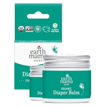 Earth Mama Organic Diaper Balm 2-Ounce | Natural Diaper Cream for Sensitive Skin
