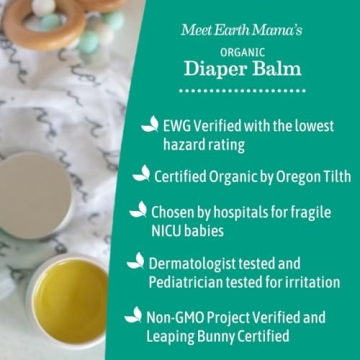 Organic Diaper Balm for Babies | Earth Mama | All Natural Care