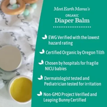 Organic Diaper Balm for Babies | Earth Mama | All Natural Care