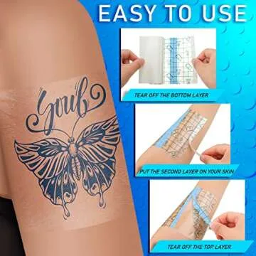 Nuanchu 48 Waterproof Tattoo Cover Adhesive Bandages