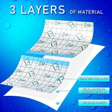 Nuanchu 48 Waterproof Tattoo Cover Adhesive Bandages