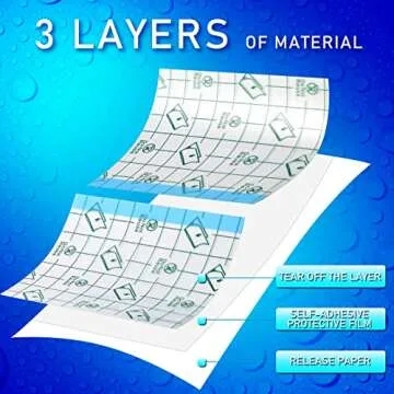 Nuanchu 48 Waterproof Tattoo Cover Adhesive Bandages