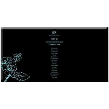 Essential Oil Set - Top 18 Aromatherapy, Diffusers, Massage. Candle Making, Soaps, Bath Bombs. Lavender, Peppermint, Lemongrass, Tea Tree, Clary Sage, Eucalyptus, Bergamot, Patchouli, Lemon and More