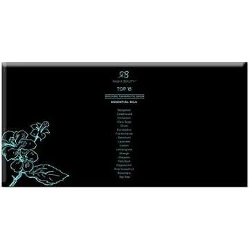 Essential Oil Set - Top 18 Aromatherapy, Diffusers, Massage. Candle Making, Soaps, Bath Bombs. Lavender, Peppermint, Lemongrass, Tea Tree, Clary Sage, Eucalyptus, Bergamot, Patchouli, Lemon and More