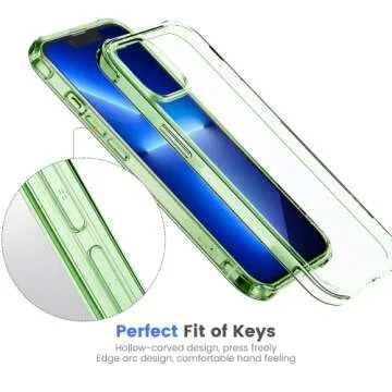 Mkeke iPhone 13 Pro Case with Anti-Yellow Protection