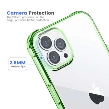Mkeke iPhone 13 Pro Case with Anti-Yellow Protection