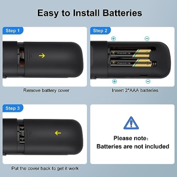 Roku TV Remote Replacement - Pack of 2 Compatible Remotes