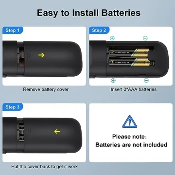 Roku TV Remote Replacement - Pack of 2 Compatible Remotes