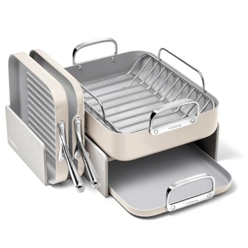 Caraway Square Cookware Set Non-Toxic Non-Stick Pans