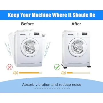 MyLifeUNIT EVA Shock Absorbing Washer Pads for Quiet Appliances
