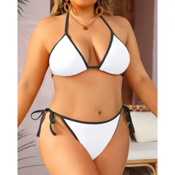 Plus Size Triangle Bikini Sets for Effortless Style