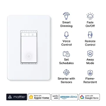 TP-Link Tapo Matter Smart Dimmer Switch with Voice Control