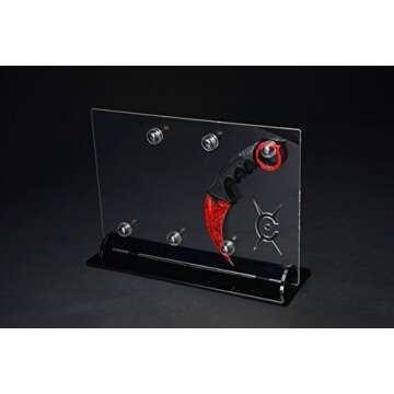 FadeCase Karambit Classic - Crimson Web - Real CSGO Knife Skin Counter Strike Global Offensive Full Tang Fixed Blade