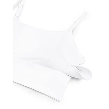 CRZ YOGA Longline Sports Bra - Adjustable V Back for Comfort