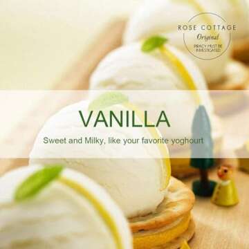 ROSE COTTAGE Large 12 Packs Vanilla Hanging Closet Deodorizer Air Freshener Long Lasting Scented Sac...