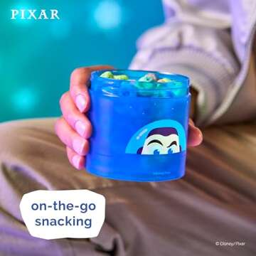 Disney Pixar Stackable Snack Containers for Kids | Whiskware