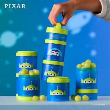 Disney Pixar Stackable Snack Containers for Kids | Whiskware