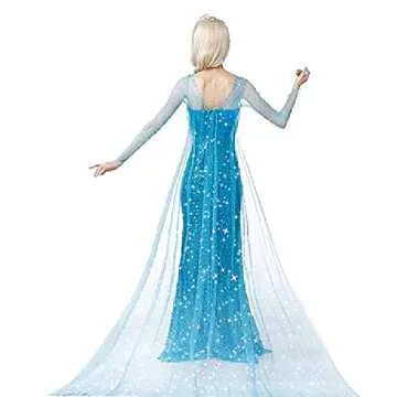 Lovely Mermaid Princess Dress for Women Costume Halloween Cosplay Halloween Chiristmas (3XL, Blue)