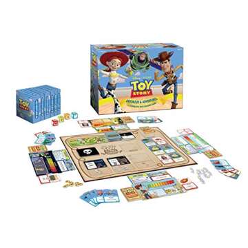 Disney Pixar Toy Story Cooperative Deck-Building Game | Family Board Game Featuring Characters and A...